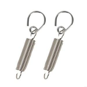 MXLD 2PCS 드럼 페달 스프링 텐셔너 스틸 드럼 발 페달 스프링 교체