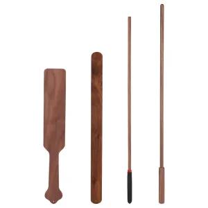 검도 중량목검 패들형 나무검 학원 연습 훈련용 훈련 흑색