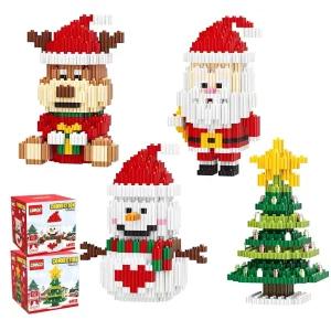 크리스마스 입체 디폼블럭 나노 블록 만들기 세트