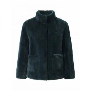 [진도모피]스탠드카라 플럭 밍크 자켓(JMJQ01GR)1051653