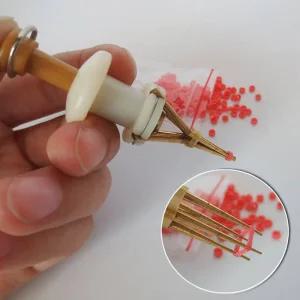 미끼고무줄 라텍스 원시 링 고무 밴드 핏벌레 미끼 알갱이 낚시 태클 레드 200 개백