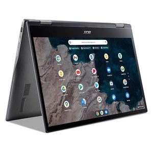 Acer 크롬북 스핀 513 컨버터블 노트북 | 퀄컴 스냅드래곤 7c 13.3인치 FHD IPS 터치 코닝 고릴라 글래스 디스플레이 4GB LPDDR4X 64GB eMMC WiFi 5 백라이트 KB 크롬 OS R841T-S4ZG, 그레이