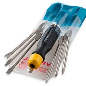 (TD-1300L 7PCS 1EA) 베셀-검전드라이버세트/드라이버/정밀/일자/십자/세트/고급/겸용/비트교체식/가정용