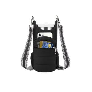 패딩 물병 텀블러 크로스백 주머니 물병가방 드링크백 보온보냉 파우치