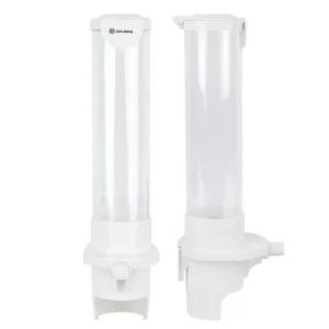 종이컵 디스펜스/자석/부착식/버튼형/업소/탕비실/휴게실/생수/정수기/디스펜서/홀더/거치대/보관함