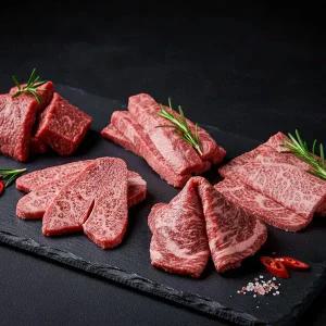 1++ 당일작업 한우 구이모듬한판 600g