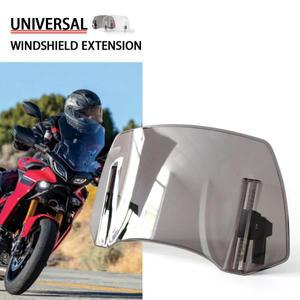 YAMAHA Tracer 9 GT 오토바이 앞 유리 확장에 적합 조정 가능한 스포일러 클램프 온 윈드 스크린 디플렉터