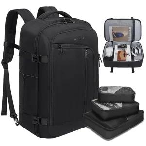 여행용 대용량 초대형 백팩 남자 직장인 출장용 빅사이즈 기내용 해외여행 초대형 책가방 방수 직장인 멀티수납 파우치포함 가방