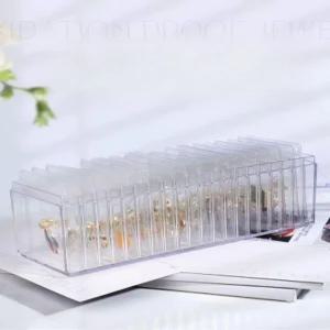 투명 쥬얼리 보관함 주얼리백 귀걸이 액세서리 정리