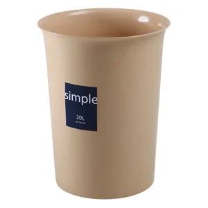 (20L) 창신 심플 오픈 휴지통/쓰레기통/가정용/원형/플라스틱/간단한/뚜껑없는/원통/우산꽂이/사무실/교실