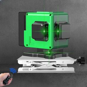 미니 레이저수평기 레벨기 휴대용 멀티 벽걸이 그린라이트 수평자 거치대 전자 12라인