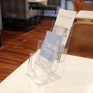 카탈로그 꽂이 A5(3단) 상품 전시 홍보물 안내 거치대/북홀더/책정리/사무실책꽂이/서류꽃이/리플렛