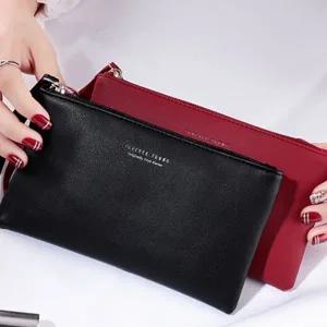 클러치 여성 장지갑 손목 여성 핸드폰 파우치 수납 지퍼 간편