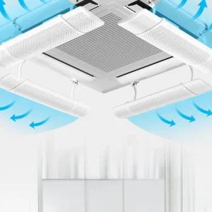 천장형 에어컨가림막 바람막이 가드 시스템 날개 무타공