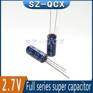10cs/Lot 2.7v2f 슈퍼 패러데이 커패시터 2.7V 2.0F 권선 유형 원래 재고