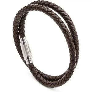 globi 남성용 글로비 가죽 팔찌남성 여성용 마그네틱 스테인리스 스틸 걸쇠 순정 랩 땋