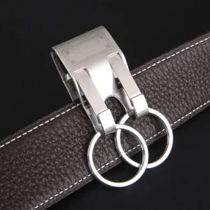 벨트 키 체인 클립 홀더 더블링 자동차키 고리 보관 열쇠
