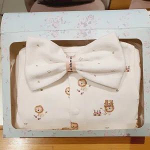 [밍크뮤]SC선물포장+손수건(IV)비트라이언내의(35A7005419)2025가을/겨울/신생아/백일돌선물/A