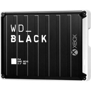 Xbox용 WD_BLACK 5TB P10 게임 드라이브 - 1개월 Xbox 패스, 휴대용 외장 하드 드라이브로 이동 중에도 라이브러리에 액세스 WDBA5G0050BBK-WESN