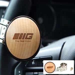 제노바 리얼우드 파워 핸들 1p 보조 봉 손잡이 운전 보조링 버스 메탈베어링 핸들링 튜닝악세사리 자동차