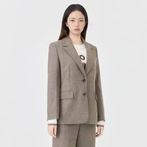 [케네스레이디][BYLYNN]니카 백 스트랩 자켓 EWJKPL4300