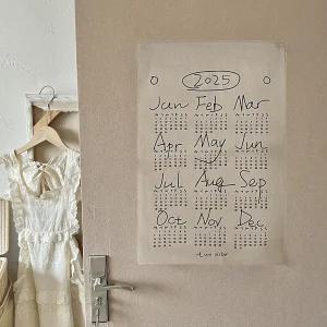 프롬미 패브릭달력 2026년 감성 포스터 벽걸이 달력