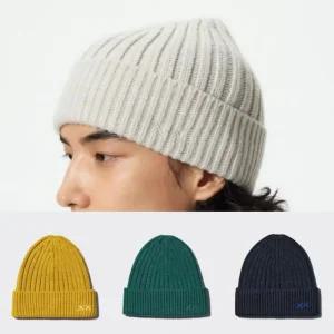 유니클로 카우스 KAWS WINTER 히트텍 니트 캡 모자 비니