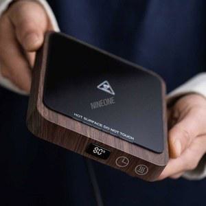 우드 컵워머 5단계 가열 받침 온도 커피 단계 온열 자동 위한 우유 머그잔 책상용 티워머