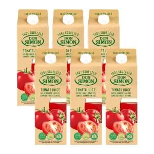 돈시몬 100% NFC 무설탕 착즙주스 토마토 2L 6팩