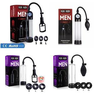 남성혈류충전 확장기 스포이드 손에 블랙 스타일 펌프 입문형 2세트 버터셀 확대기