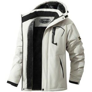 MAOYSEN 남성 스키 재킷 따뜻한 겨울 스노우 코트 방수 산악 바람막이 스노보드 후드 등산 여행용