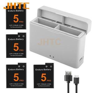 DJI 오즈모 액션 5 프로 4 배터리 충전기 2100mah 3 카메라 액세서리