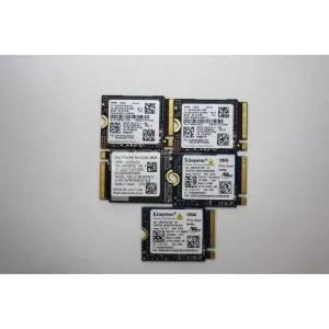 5개 묶음 128GB M.2 NVMe 2230 SSD 100% 건강 상태 혼합 브랜드 WD 삼성 킹스톤