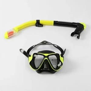 [베프몰]물놀이 FMOA0608 필수품 고급 잠수경 스노쿨링세트 옐로우