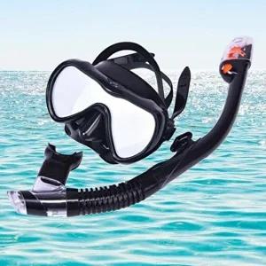 [베프몰]아로아 HLTW2153 물놀이 스노쿨링 세트(블랙) 잠수경세트