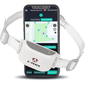 E-FENCE GPS 전자 울타리 개 추적기 트레이닝 칼라 3-in-1 무선 목걸이 시스템 전기 스마트 반려동물 격리 실외 전용