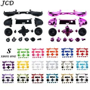 Xbox One S 도금 교체 호환   수리호환  JCD Chrome ABXY Dpad 트리거 컨트롤러호환   버튼 세트 모드 키트