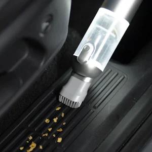 메이튼 차량용 청소기 에어건 자동차 무선 휴대용  진공 핸디 차 미니 실버레이