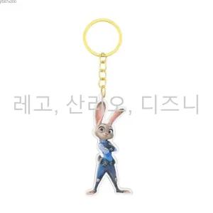  주토피아 2 주디 홉스 캐릭터 아크릴 키링 비공식 굿즈