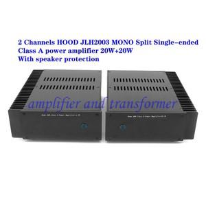 2채널 출력 전력 20W+20W HOOD JLH2003 MONO 단일 종단 클래스 A 증폭기 스피커 보호 기능 포함