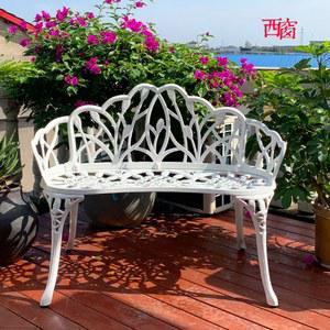 포토존 공원 야외 의자 쇼핑몰 조형물 펜션 벤치의자 연철 정원아치 230x140x45cm