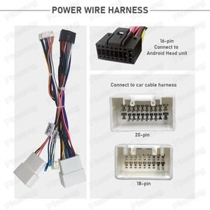 자동차 스테레오 케이블 커넥터 전원 와이어 하네스 어댑터 CAN 버스 mitsubishi 호환 Pajero V97 Outlande