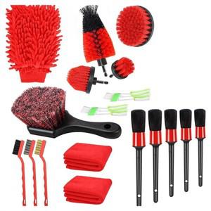 UH-Power Tool Brush Set 18-Piece Electric Dri Accessory Kit For Tile Polishing Cleaning