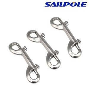 90 100 115mm 길이 더블 엔드 볼트 호환 스냅 후크 클립 316 스테인레스 스틸 아이 퀵 드로우 링크 보트 하