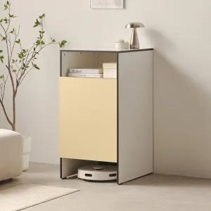 실루엣 선반형 로봇 청소기 수납장 로청 미드센츄리 로보락 수납장 무선 청소기장