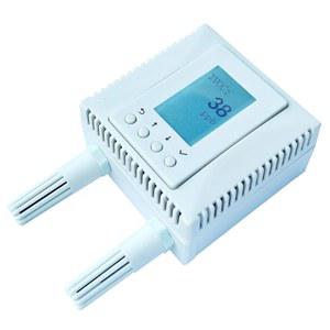 모니기어 실내 공기질 모니터, 4-in-1 온도 습도 CO2 TVOC 센서, AWS /Azure / Tuya IoT(PoE 포함), LCD 디스플레이, 프로토콜: MQTT, BACnet, SNMP, 모드버스 TCP, 홈 어시스턴트 준비 완료, 이메일 /IFTTT