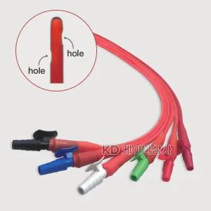 더블세이프 라텍스 석션카테타 2홀 w/v 10FR 밸브형 튜브 가주 카테터 100EA