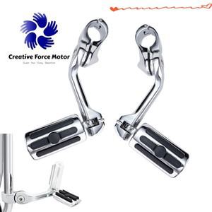 오토바이 1 1/4” 고속도로 풋레스트 엔진 가드 마운트 풋 페그 용 할리 데이비슨 킹 스포츠스터 1200 아이