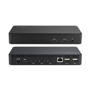 켄싱턴 SD4760P 11-in-1 USB-C 도킹 스테이션 트리플 모니터 디스플레이링크 도킹 스테이션, 3xHDMI, 노트북 100W 충전, 6xUSB A, 이더넷, 오디오, Mac 및 Windows 드라이버에 필요한 K33622NA