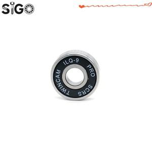 8개/대 608RS ILQ-11 블랙 씰 베어링 ABEC-9 스케이트 보드 스쿠터 볼 소형 롤러 키트